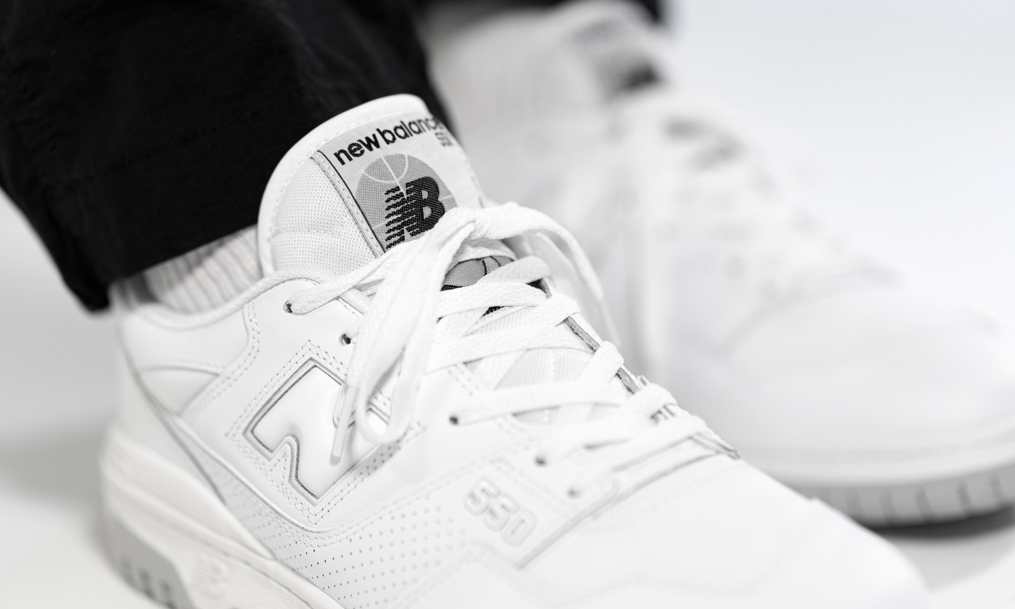 Giày New Balance 550 'White Grey' BB550PB1 - Ảnh 10