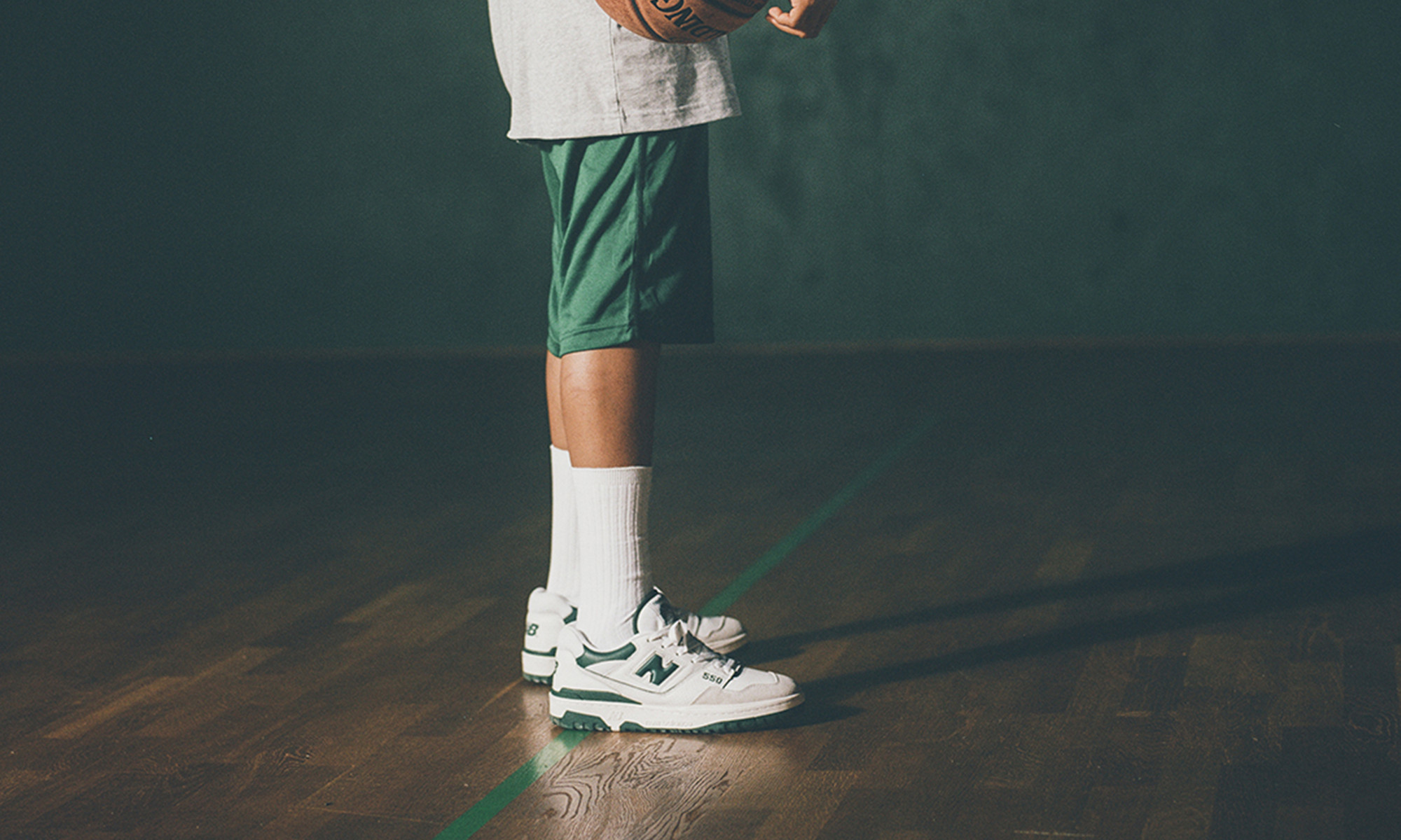 Giày New Balance 550 'White Green' BB550WT1 - Ảnh 8