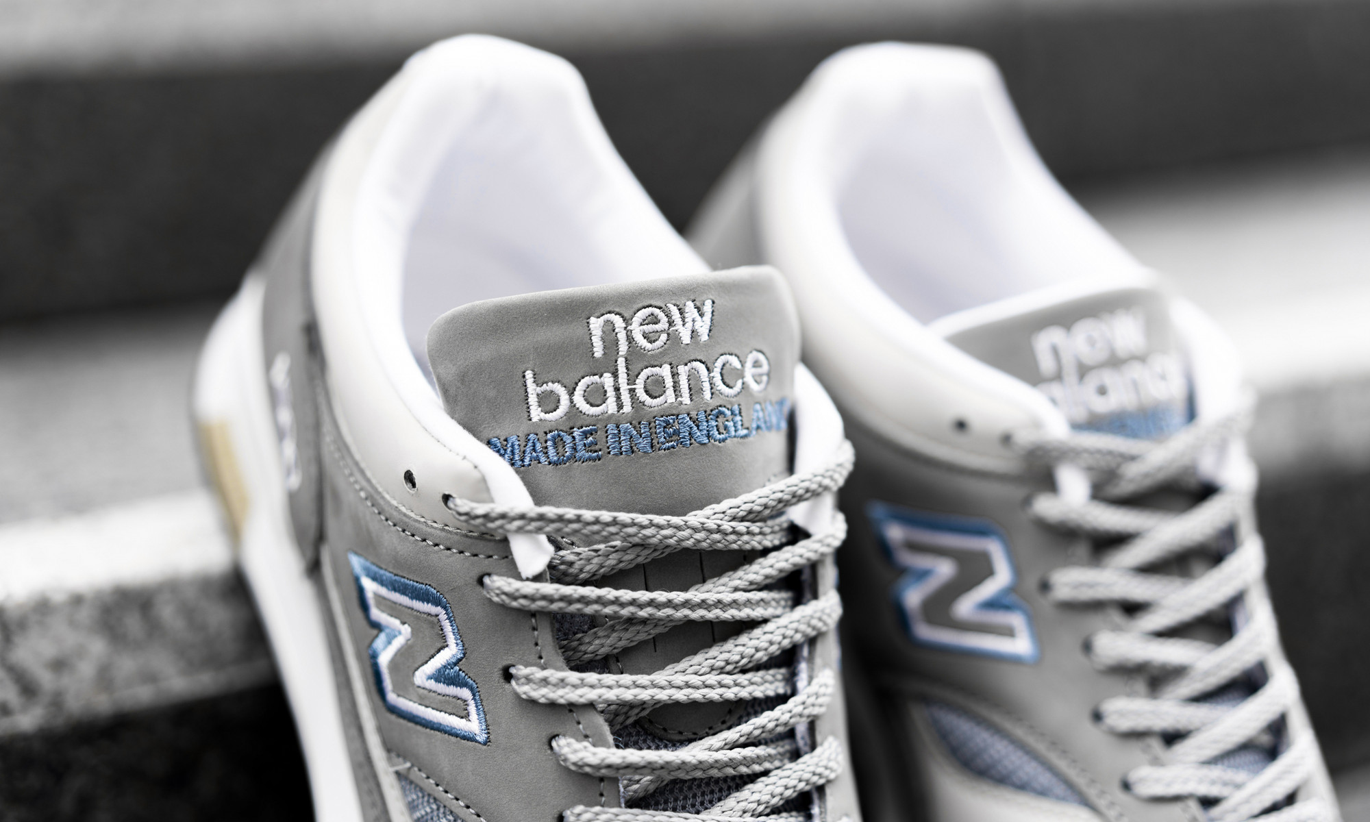 Giày New Balance 1500 Made in England 'Grey Slate Blue' M1500BSG - Ảnh 6