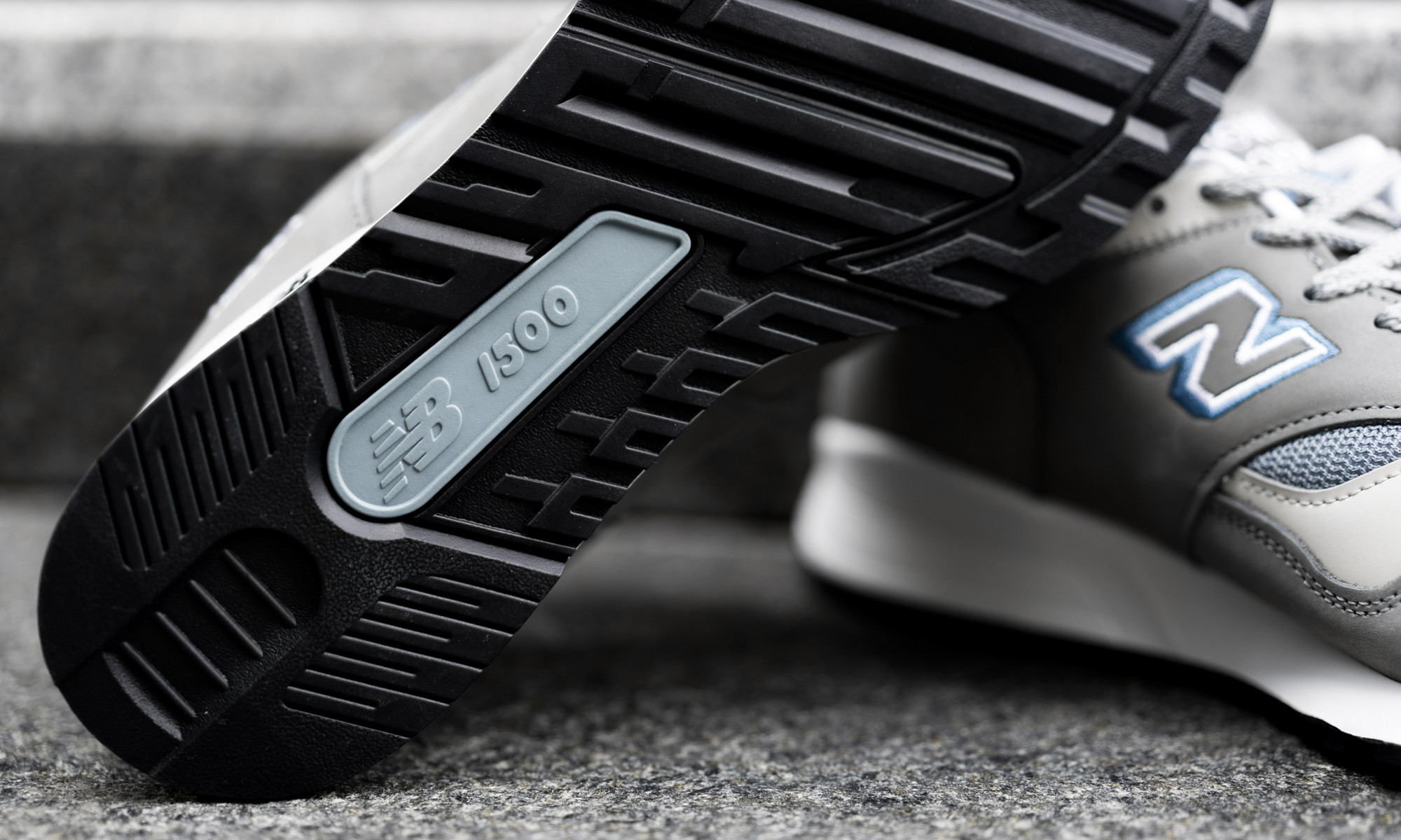 Giày New Balance 1500 Made in England 'Grey Slate Blue' M1500BSG - Ảnh 7