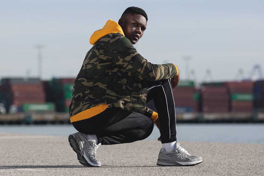 Giày New Balance 'Grey Castlerock Leather' Made in USA M990GL4 - Ảnh 8