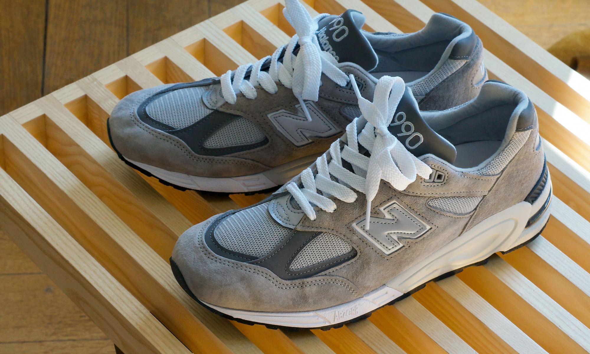 Giày New Balance 990v2 Made In USA 'Grey' M990GY2 - Ảnh 5
