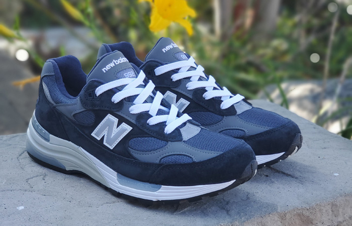 Giày New Balance 992 Made in USA 'Navy Grey' M992GG - Ảnh 6