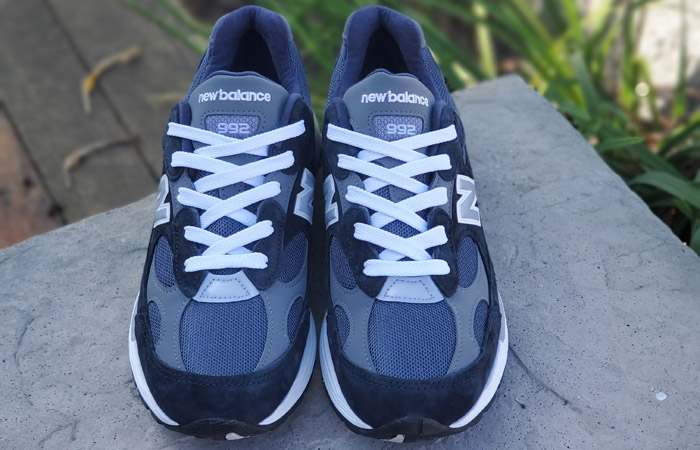 Giày New Balance 992 Made in USA 'Navy Grey' M992GG - Ảnh 5