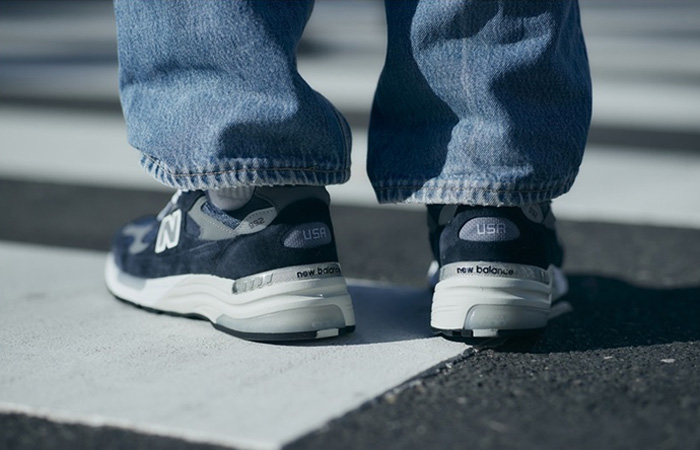 Giày New Balance 992 Made in USA 'Navy Grey' M992GG - Ảnh 7