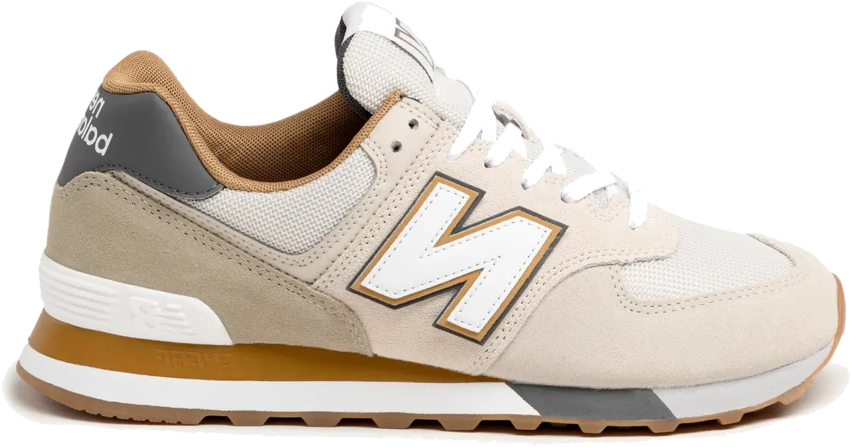 Giày New Balance 574 'Grey Yellow' ML574PO2