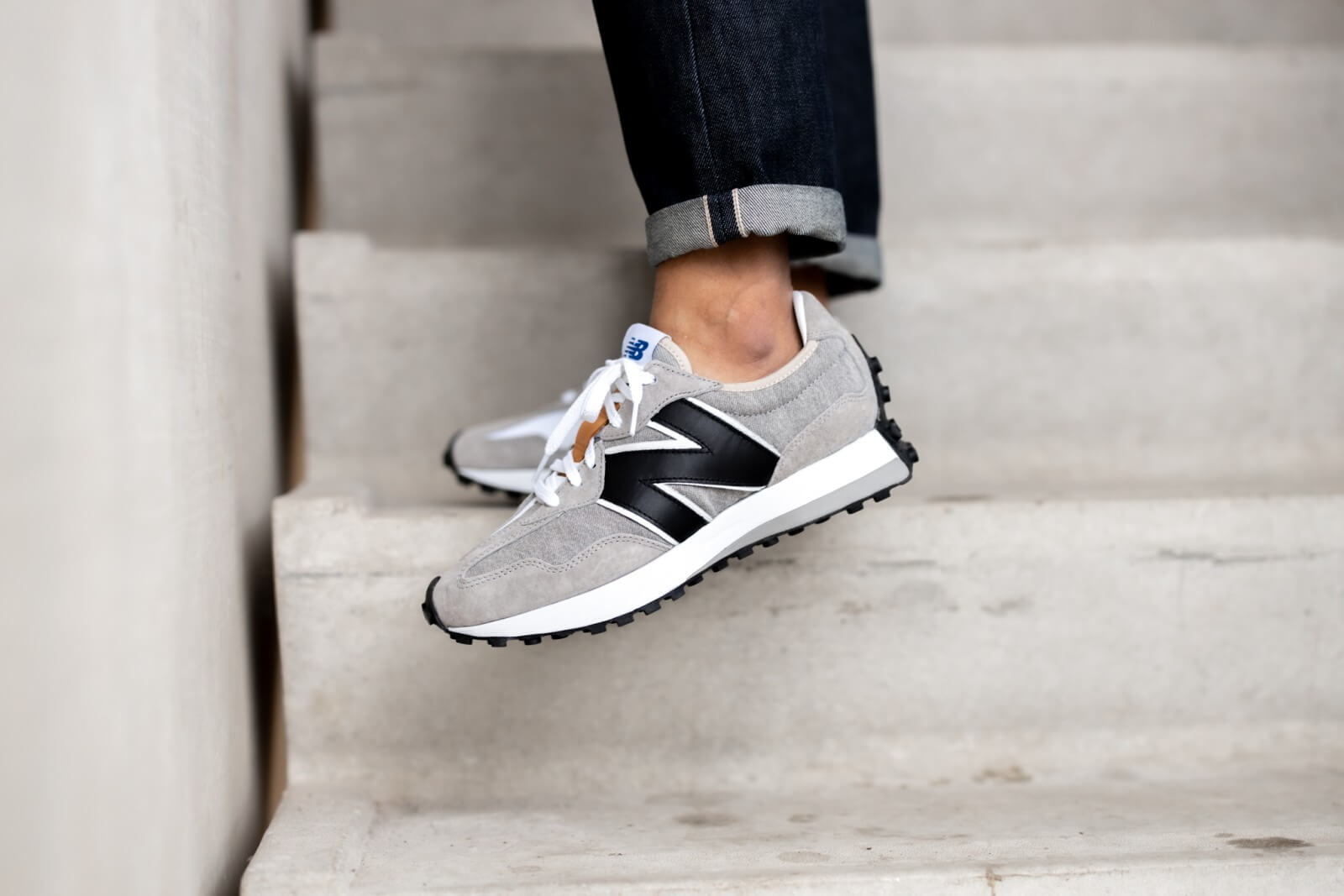 Giày New Balance Levi's x 327 'Grey Denim' MS327LVB - Ảnh 6