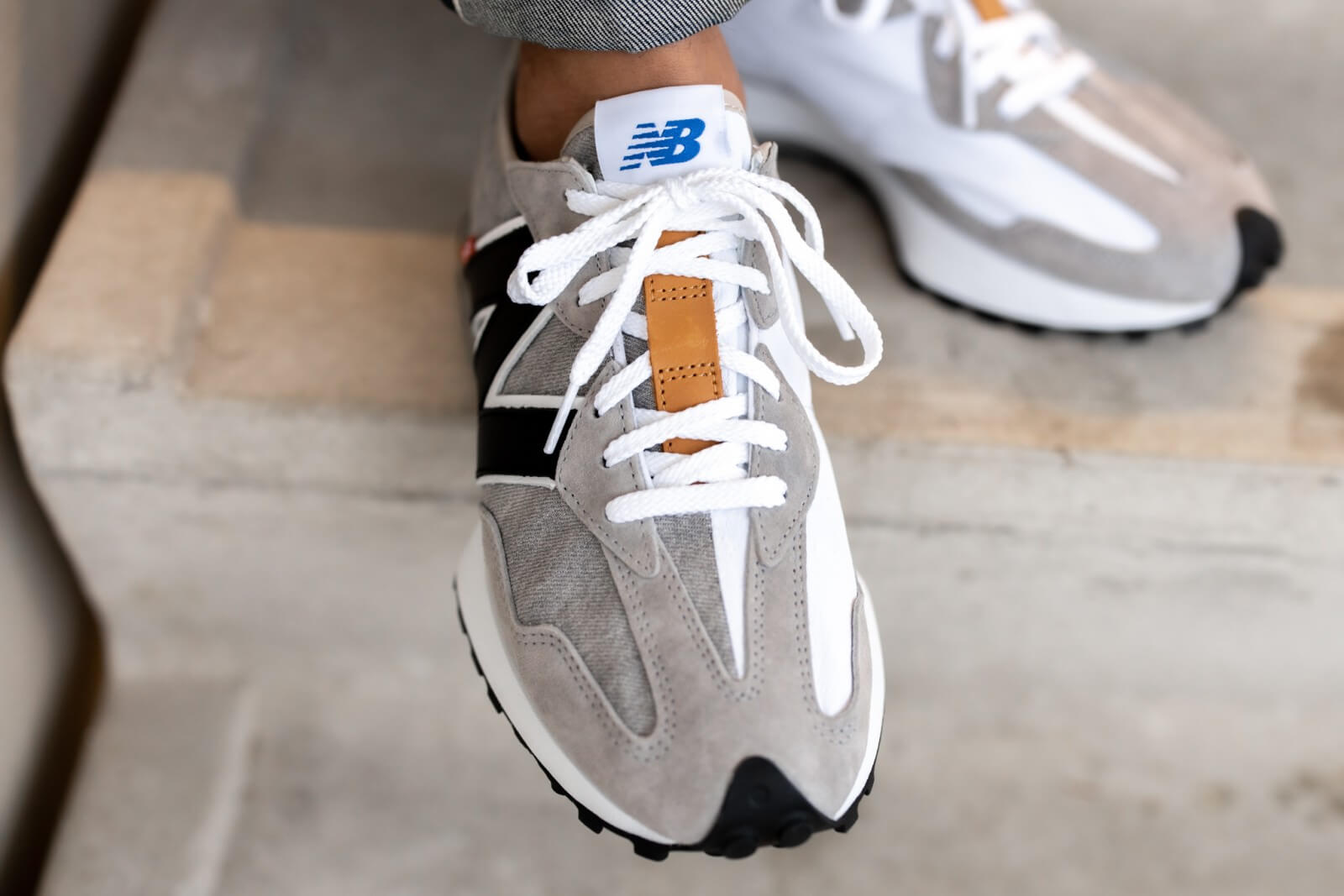 Giày New Balance Levi's x 327 'Grey Denim' MS327LVB - Ảnh 5