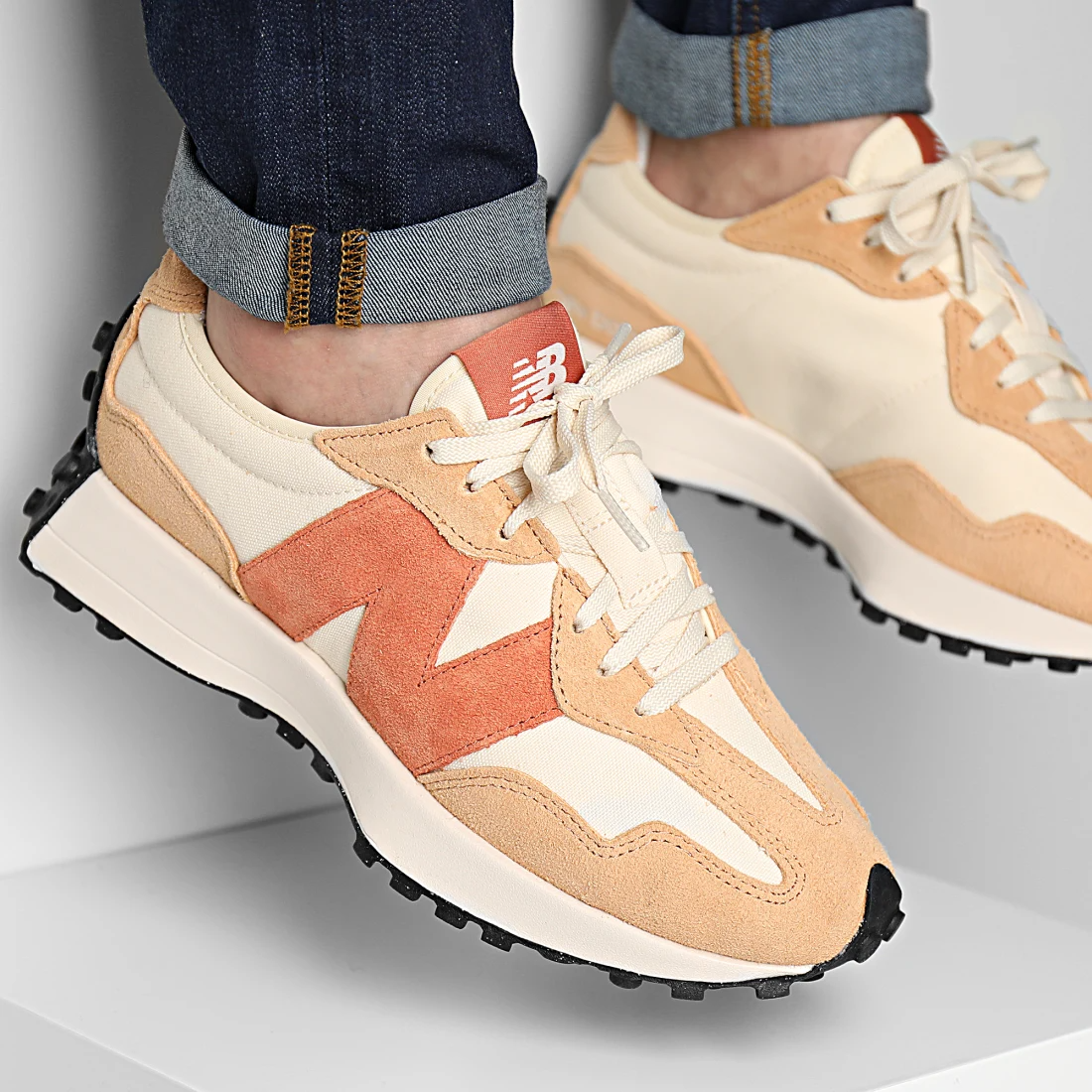 Giày New Balance 327 Macadamia Nut MS327WC - Ảnh 5