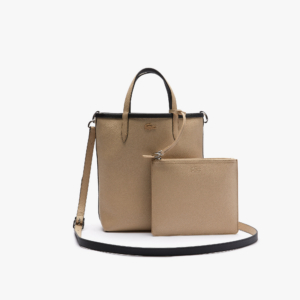 Tui Lacoste Anna Reversible Vertical Signature Tote 'Black' NF3865A53G-A91