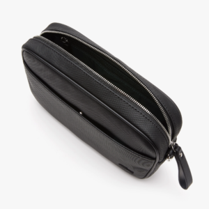 Tui Lacoste Flat Pocket Zipper Crossbody Bag 'Black' NF3954D53G-000