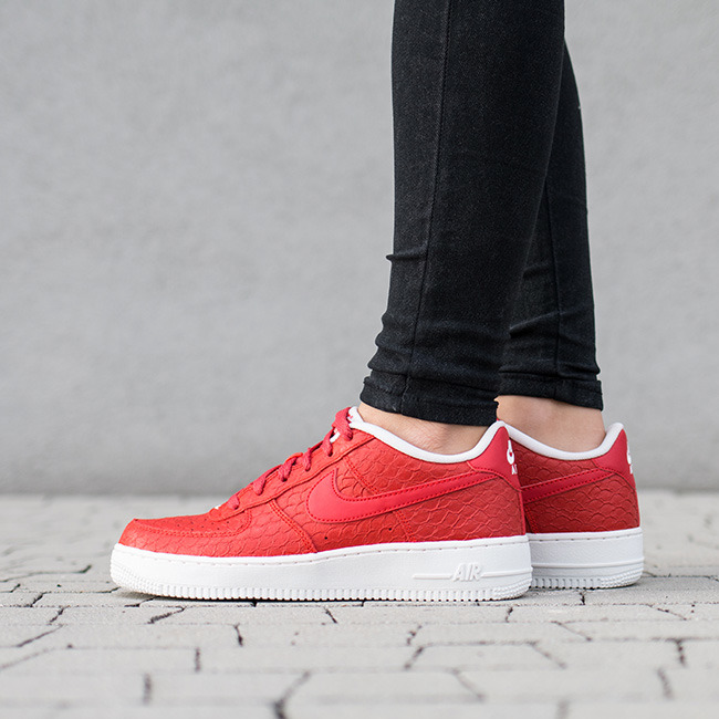 Giày Nike Air Force 1 Low LV8 GS 'Action Red' 820438-600 - Ảnh 3