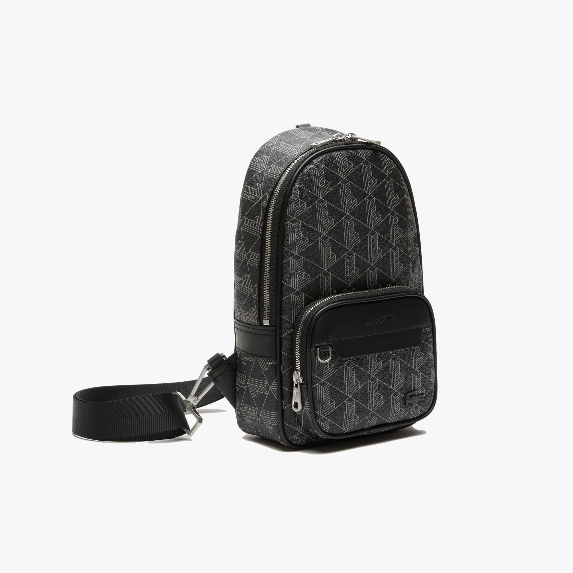 Tui Lacoste The Blend Monogram Crossbody Bag 'Black' NH4131L53G-H45
