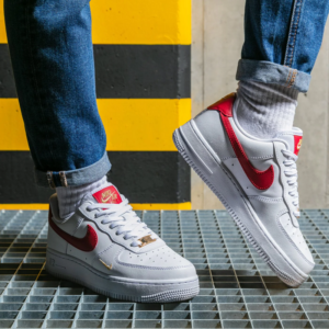 Alternative view of Giày Nike Wmns Air Force 1 Essential Low 'White Gym Red' CZ0270-104