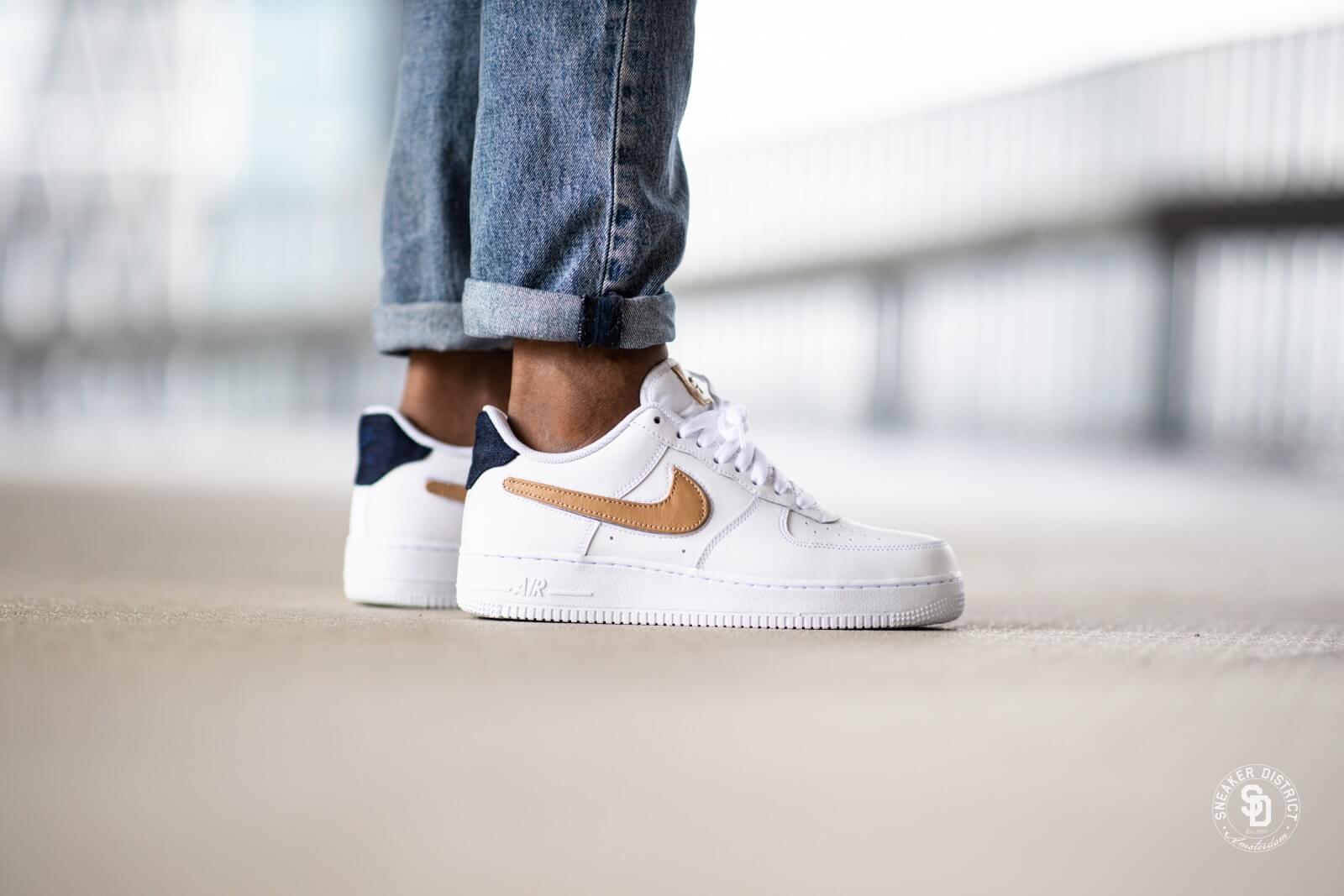 Giày Nike Air Force 1 Low '07 LV8 'White Vachetta Tan' CT2253-100 - Ảnh 4