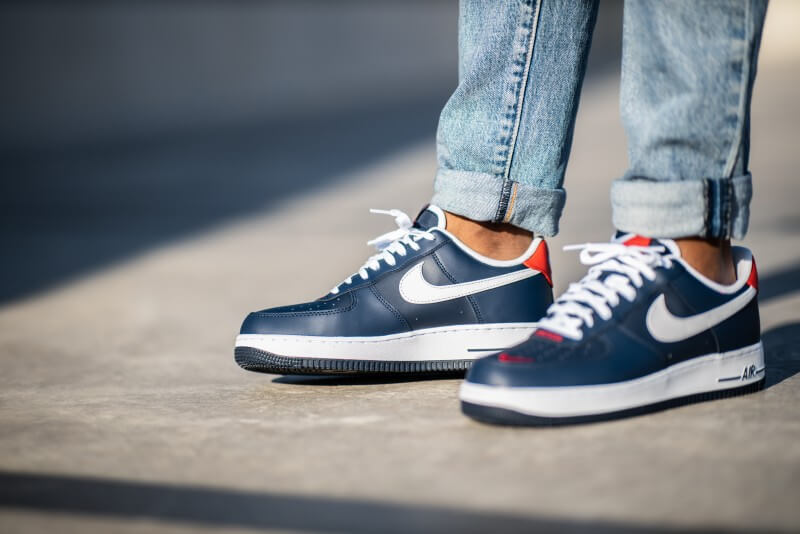 Giày Nike Air Force 1 Low Swoosh 'Pack Navy' CJ8731-400 - Ảnh 2