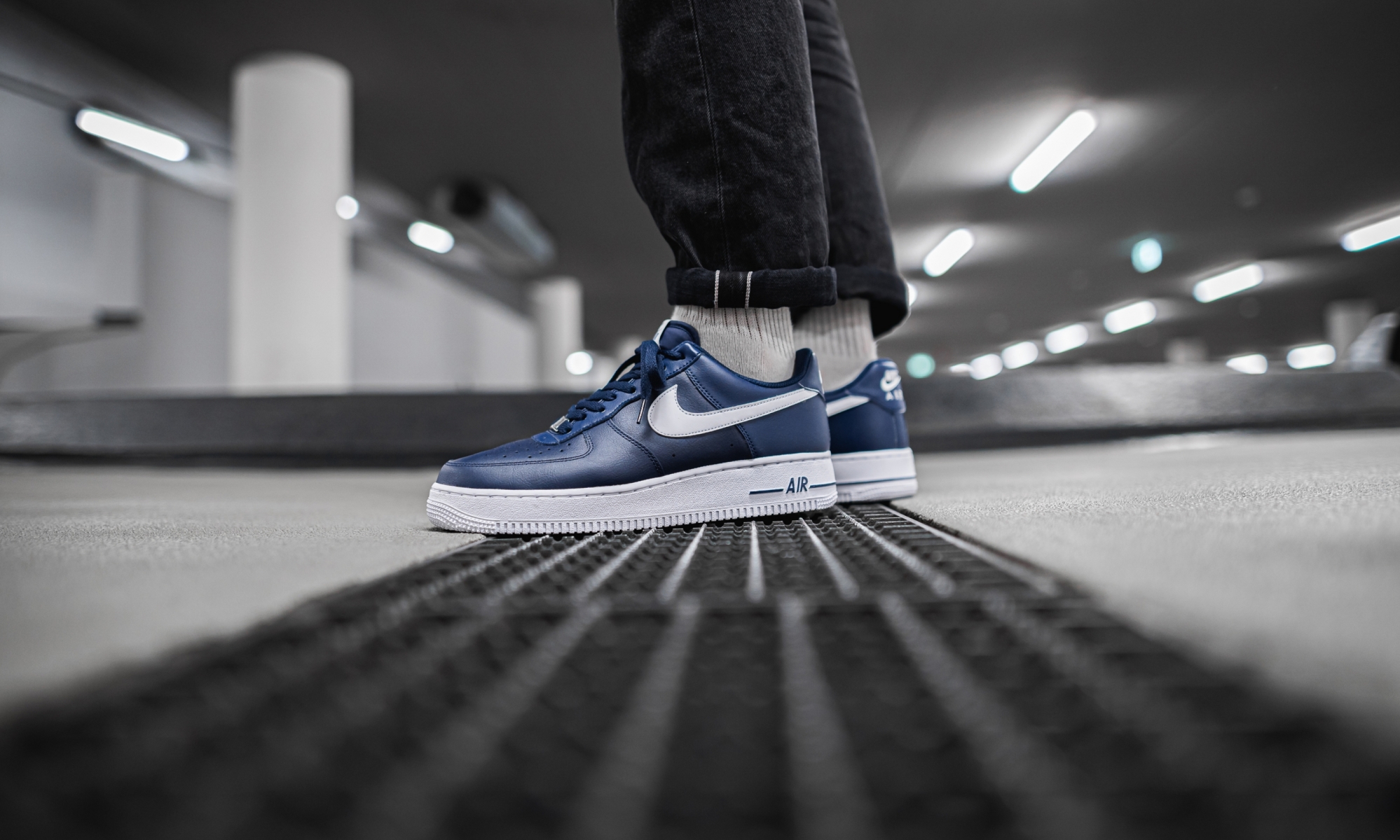 Giày Nike Air Force 1 Low '07 AN20 'Midnight Navy' CJ0952-400 - Ảnh 4
