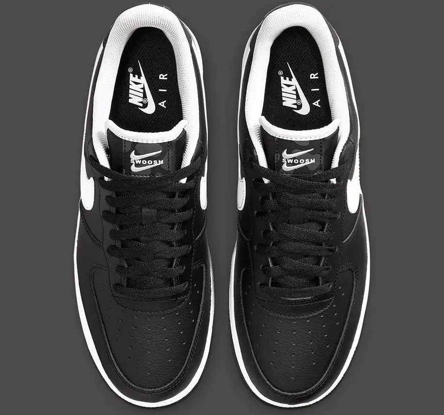 Giày Air Force 1 '07 LV8 'Double Swoosh Black White' CT2300-001 - Ảnh 3