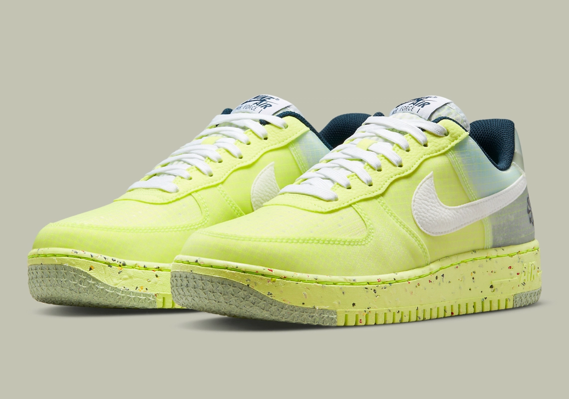 Giày Nike Air Force 1 Low Crater Light Lemon Twist DH2521-700 - Ảnh 5