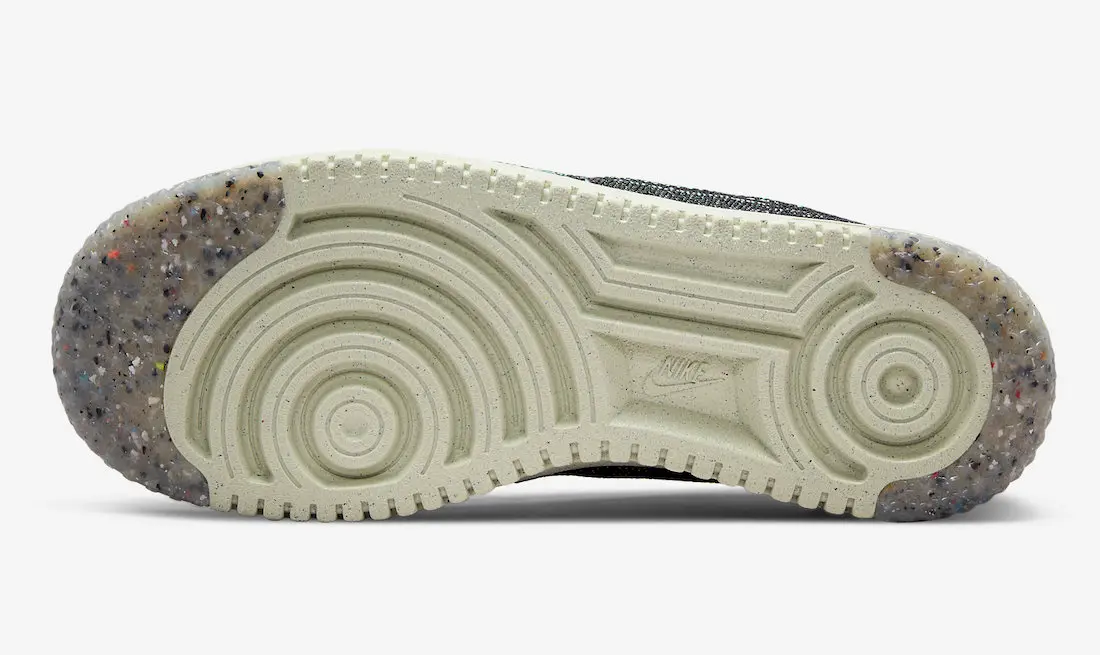 Alternative view of Giày Nike Air Force 1 Low Crater Flyknit 'Black Volt' DM0590-002