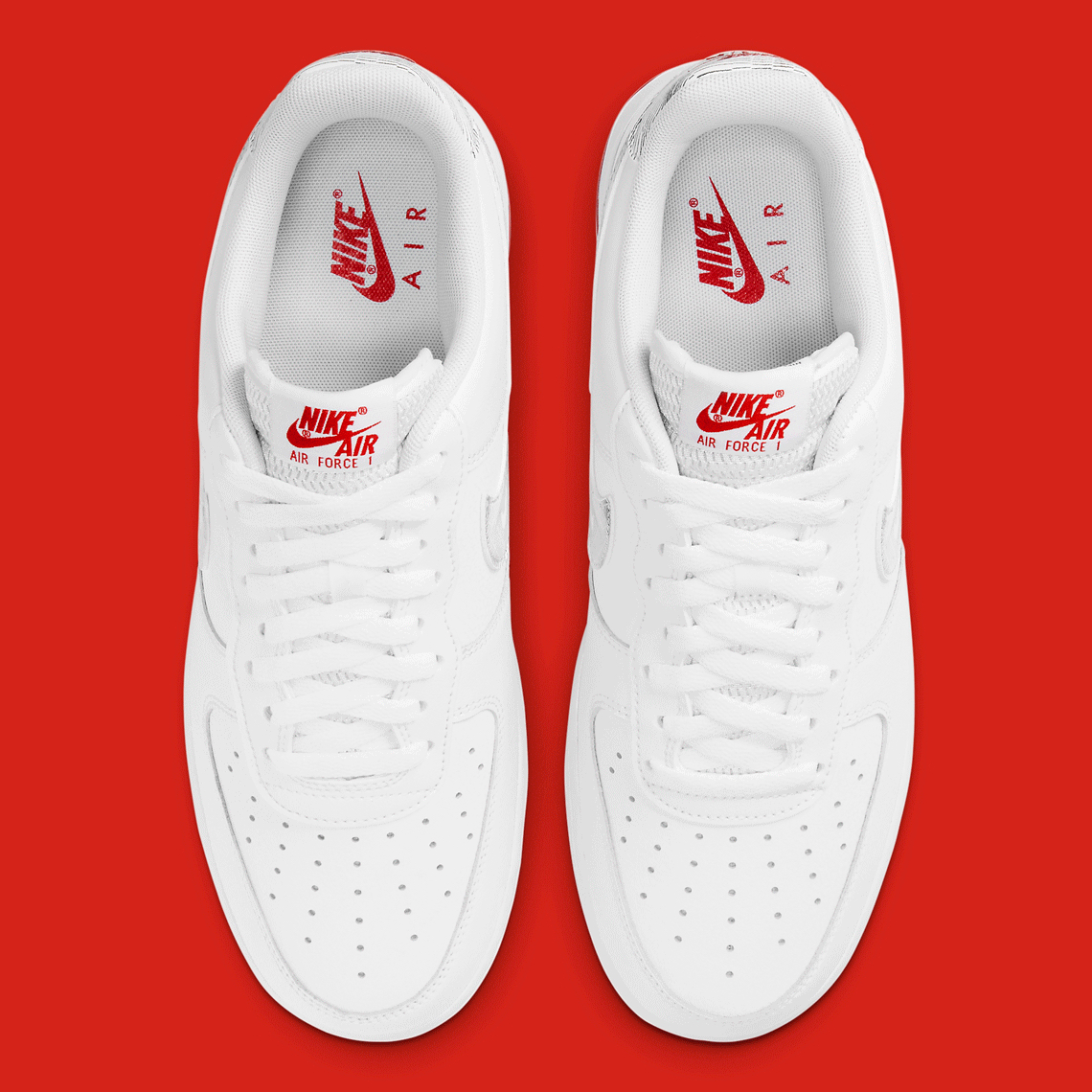 Giay Nike Air Force 1 Low 'Topography Pack White University Red' DH3941-100