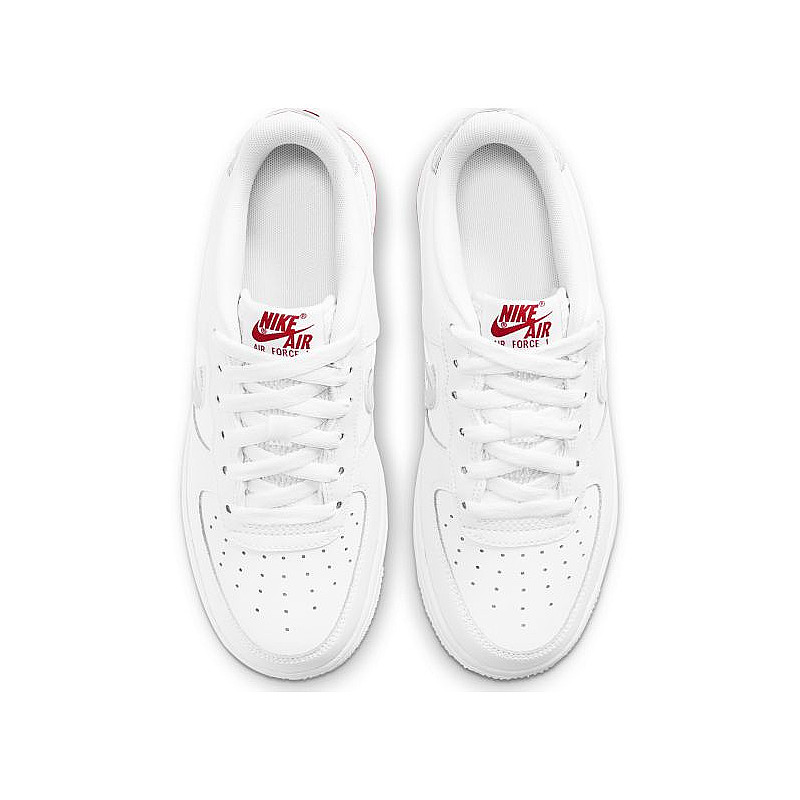 Giày Nike Air Force 1 Low GS 'White University Red' DJ4625-100 - Ảnh 3