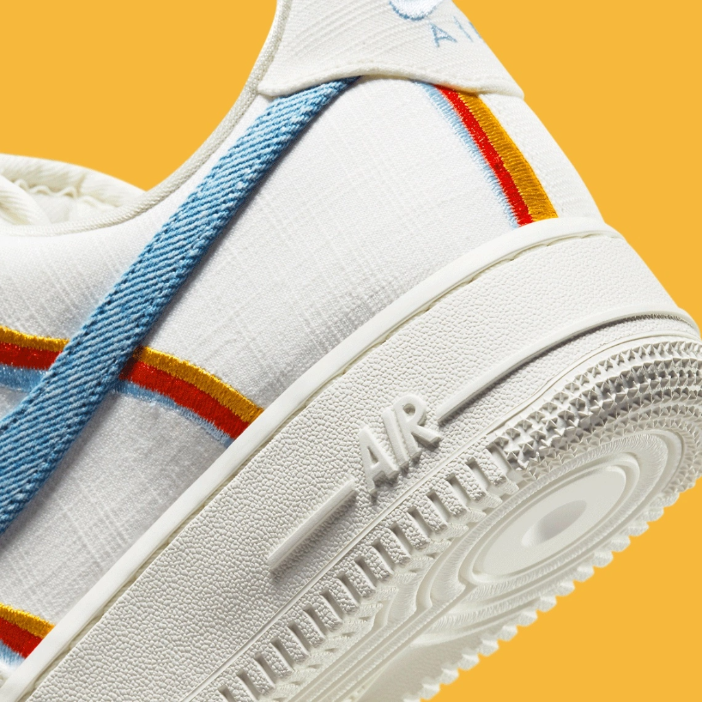 Giày Nike Wmns Air Force 1 Low 'Sail Denim Swoosh' DJ4655-133 - Ảnh 2