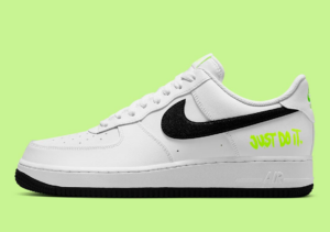 Alternative view of Giày Nike Air Force 1 Low GS 'Just Do It White Volt' DM3271-100