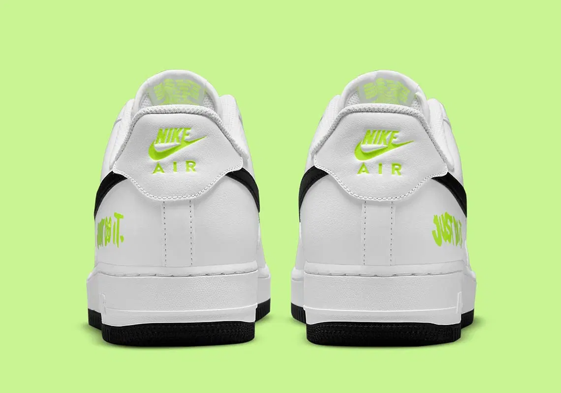 Giày Nike Air Force 1 Low GS 'Just Do It White Volt' DM3271-100 - Ảnh 5