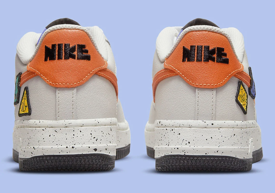 Giày Nike Air Force 1 Low Light Bone Sail Starfish Orange DO4657-081 - Ảnh 6