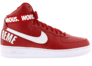 Giay Nike x Supreme Air Force 1 High 'World Famous Red' 698696-610