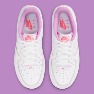 Alternative view of Giày Nike Air Force 1 '07 Low GS 'Contrast Stitch Fuchsia Glow' CW1575-110