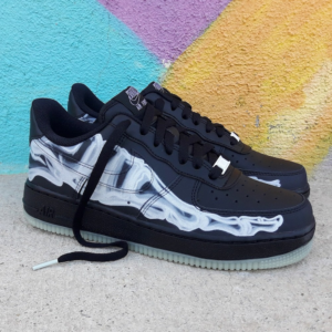 Alternative view of Giày Nike Air Force 1 '07 QS 'Black Skeleton' BQ7541-001