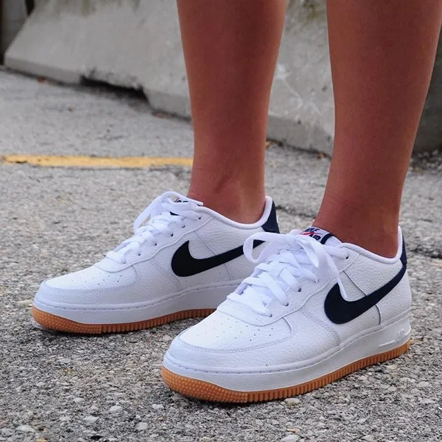 Giày Nike Air Force 1 Low GS 'White Obsidian' CI1759-100 - Ảnh 3