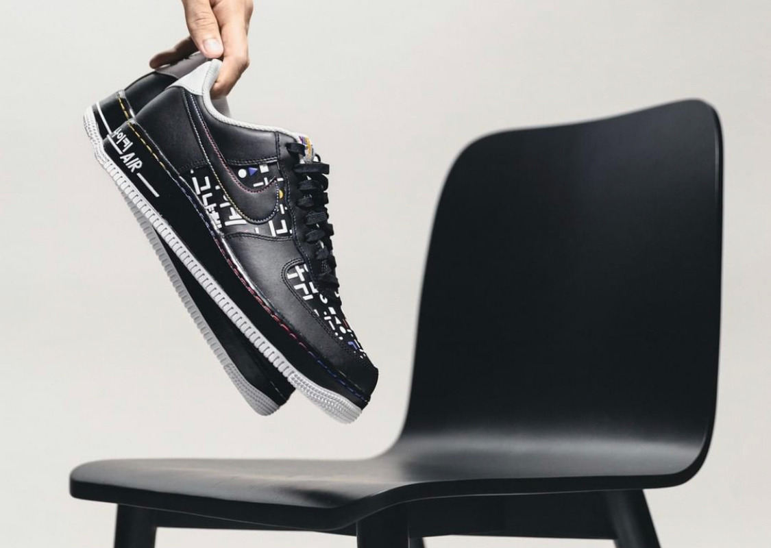 Giày Nike Air Force 1 Low '07 LV8 Hangul Day Black DO2704-010 - Ảnh 5