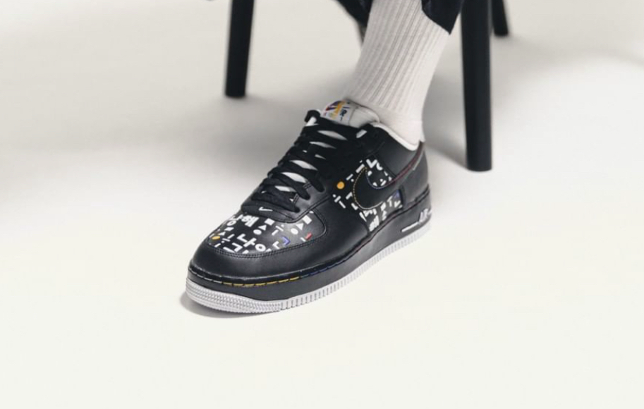 Giày Nike Air Force 1 Low '07 LV8 Hangul Day Black DO2704-010 - Ảnh 6