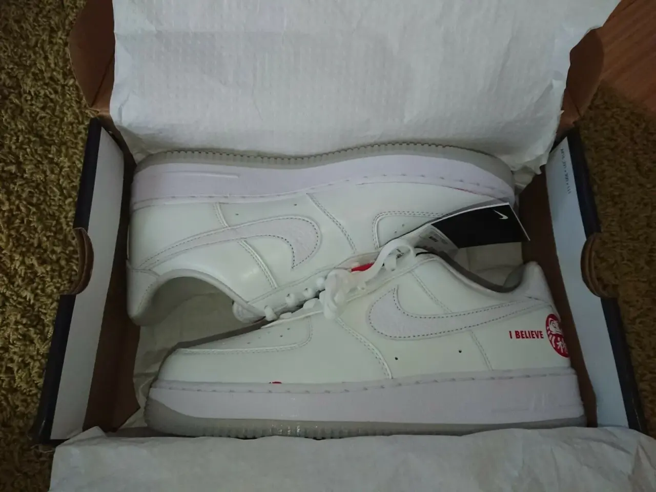 Alternative view of Giày Nike Air Force 1 Low 'I Believe Daruma' DD9941-100