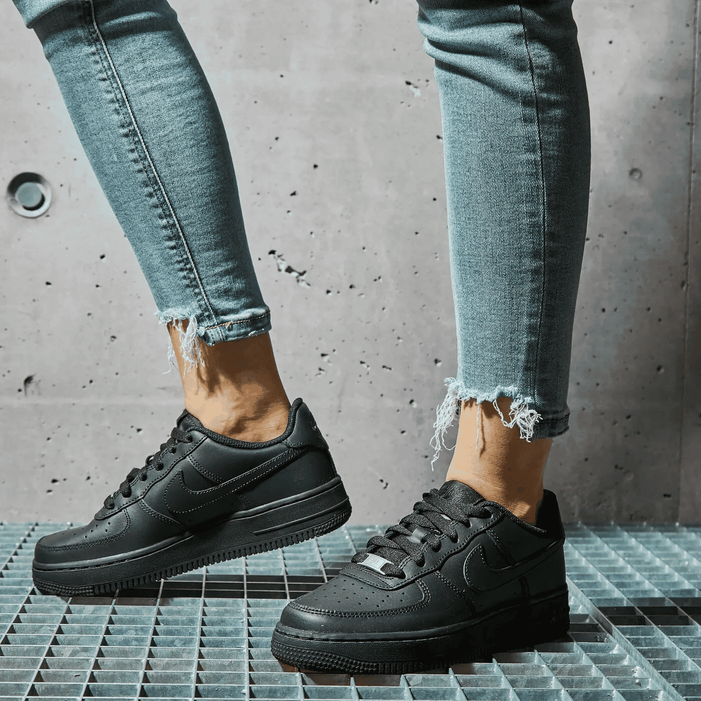 Giay Nike Air Force 1 Low GS 'Black' DH2920-001