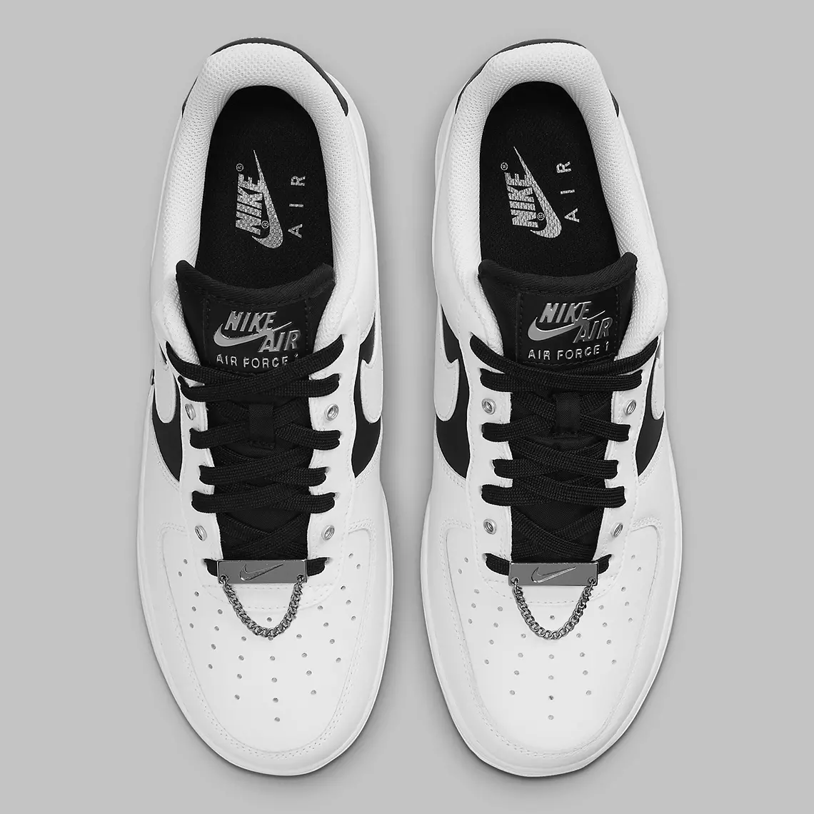 Alternative view of Giày Nike Air Force 1 '07 Premium 'Silver Chain' DA8571-100