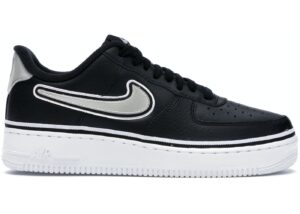 Giày Nike Air Force 1 Low Sport NBA Black White AJ7748-001