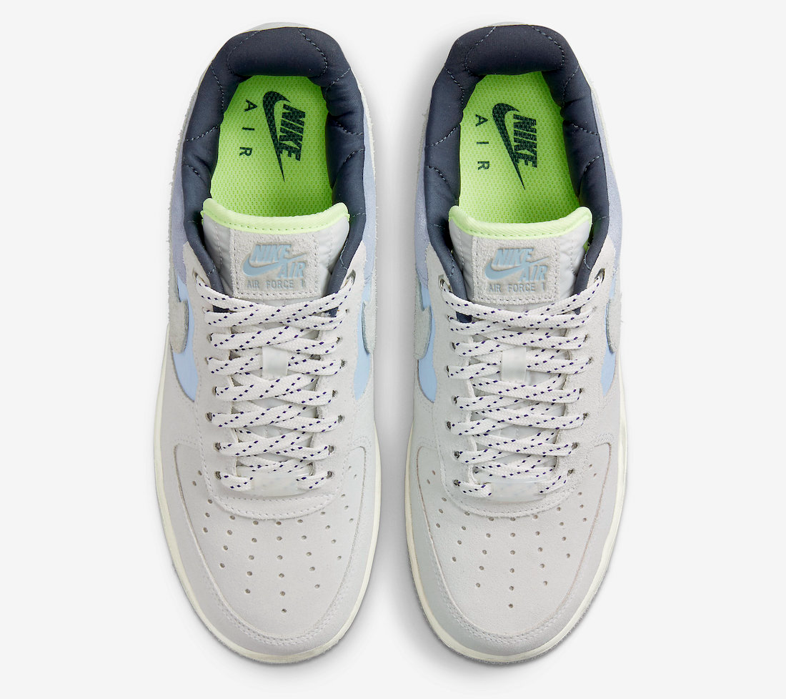 Giay Nike WMNS Air Force 1 Low 07 LX Greystone Light Blue DO2339-114