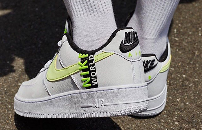 Giày Nike Air Force 1 Low Worldwide White Volt CK6924-101 - Ảnh 7