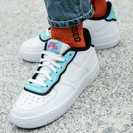 Giày Nike Air Force 1 Double Layer 'Aqua Black' BV1084-100 - Ảnh 3