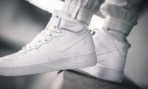 Alternative view of Giày Nike Air Force 1 Mid '07 'White' 314195-113