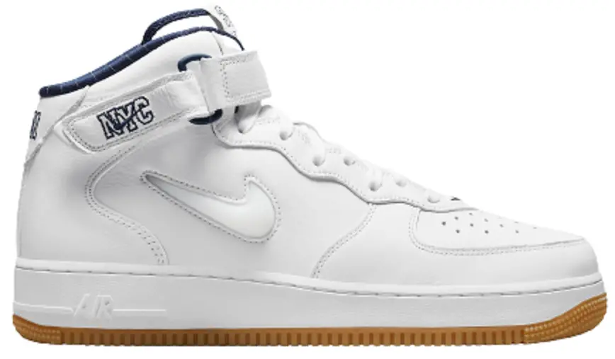 Giày Nike Air Force 1 Mid Jewel “NYC” White Navy Blue DH5622-100