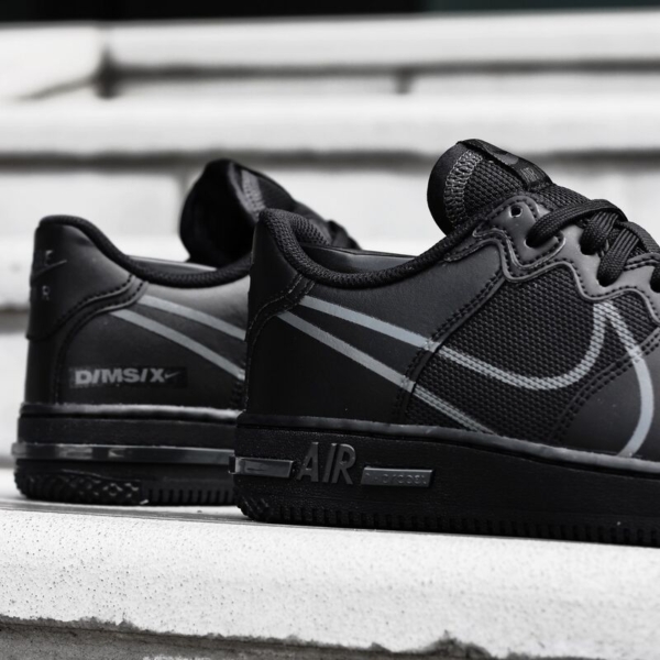 Giày Nike Air Force 1 REACT Full Black CD6960-003 - Ảnh 5