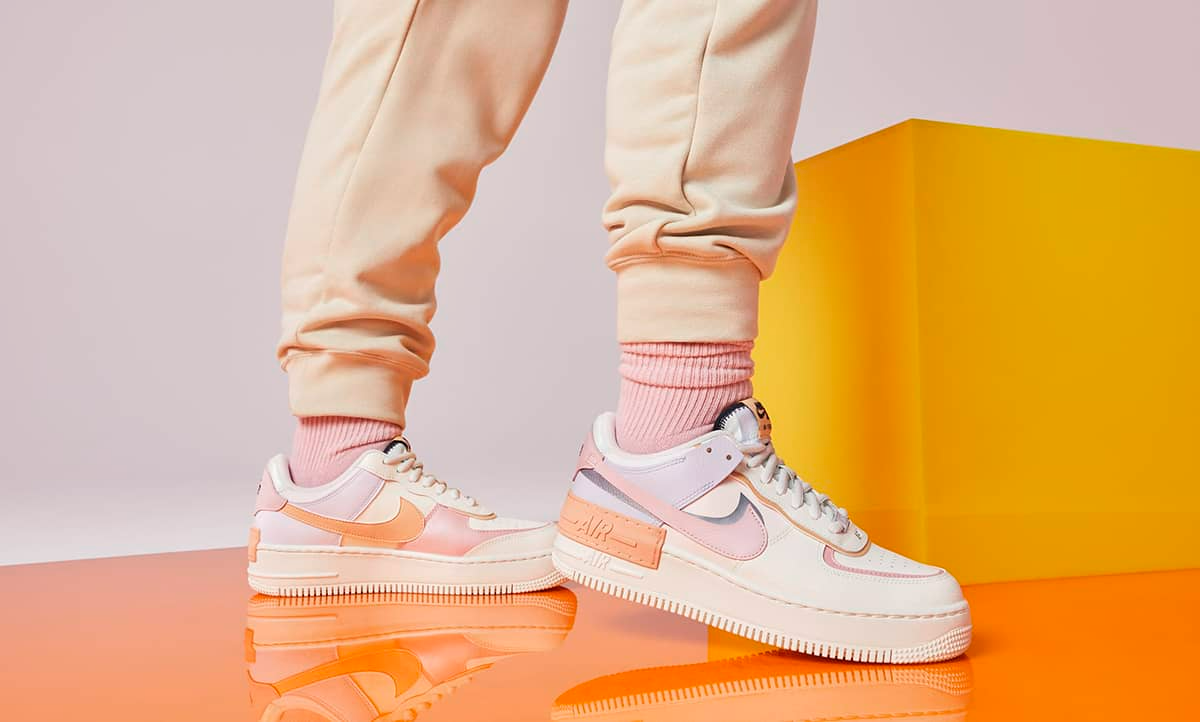Giày Nike Wmns Air Force 1 Low Shadow Sail Pink Glaze CI0919-111 - Ảnh 5