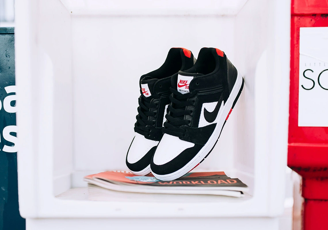 Giày Nike SB Air Force II Low 'Bred' AO0300-006 - Ảnh 3