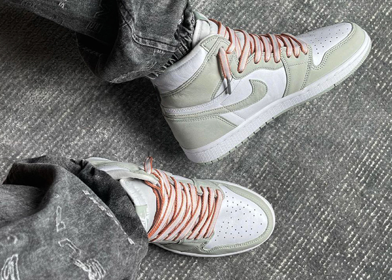 Giày Nike Wmns Air Jordan 1 Retro High OG 'Seafoam' CD0461-002 - Ảnh 5