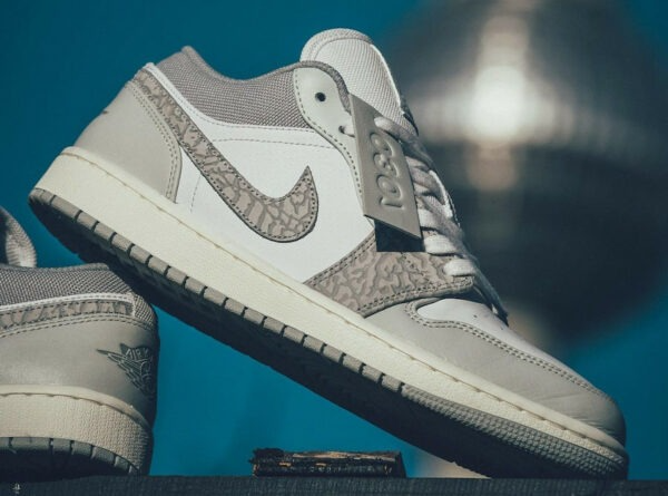 Giày Nike Air Jordan 1 Low Premium ‘Elephant Print’ DH4269-100 - Ảnh 8